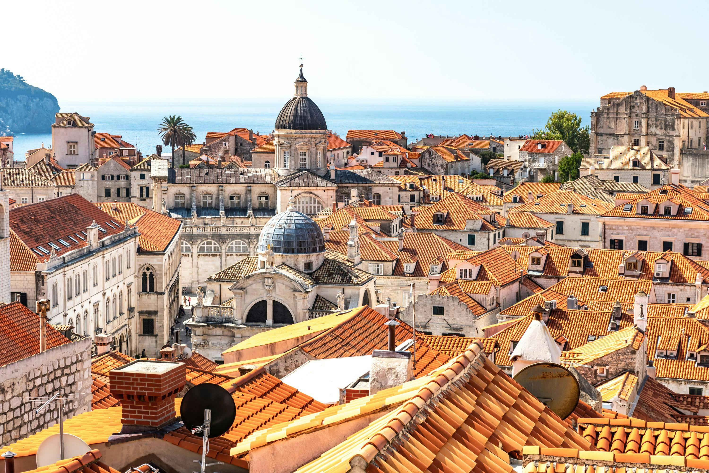 Panorama of Old Town Dubrovnik, Dalmatian, Croatia