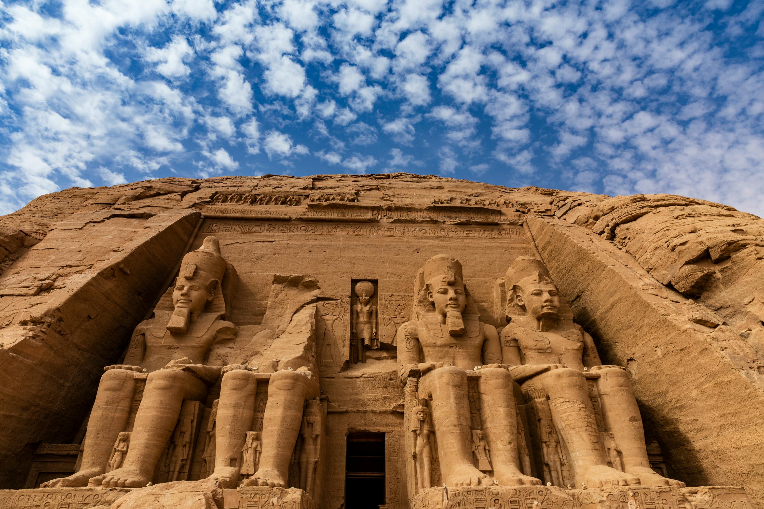Abu Simbel Temple, Nile River Valley, 	Aswan Governorate, Egypt