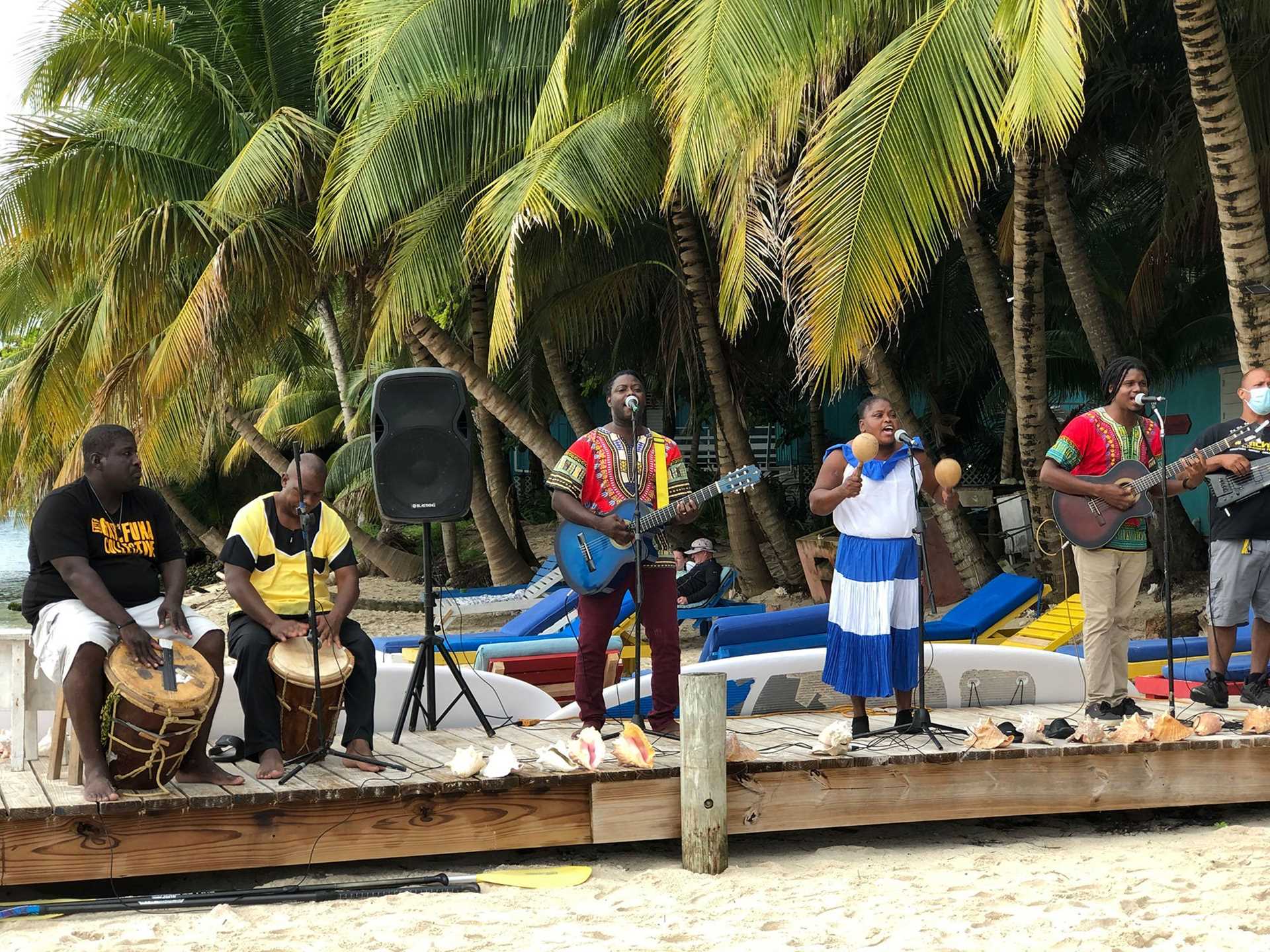 garifuna collective performing music