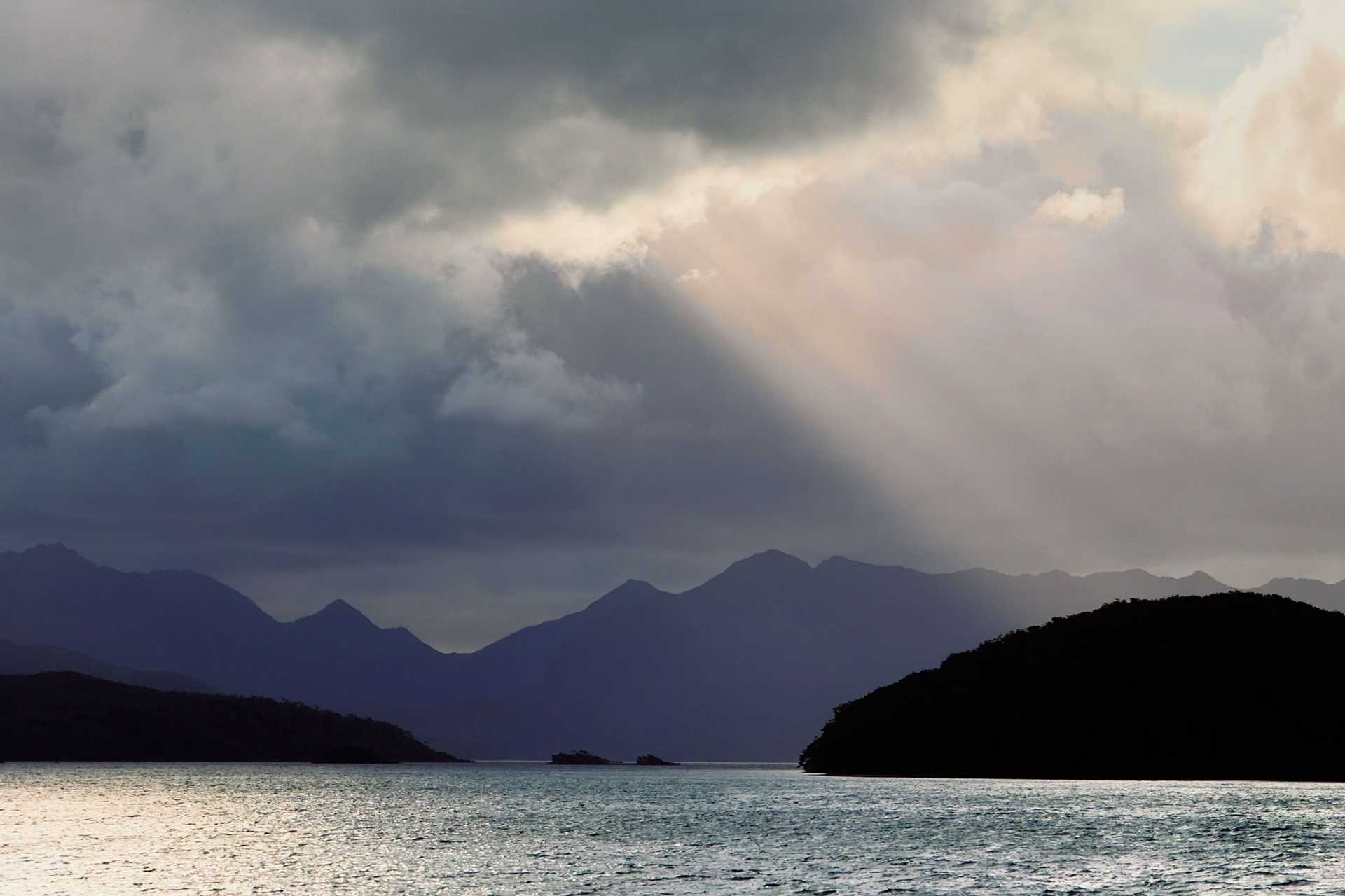 sunset over ocean in patagonia