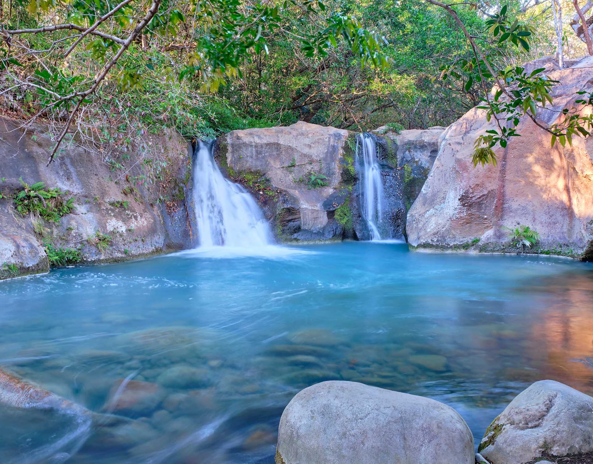 Twin Las Chorreras Waterfalls, Costa Rica.